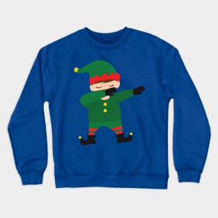 Dabbing Elf Crewneck Sweatshirt